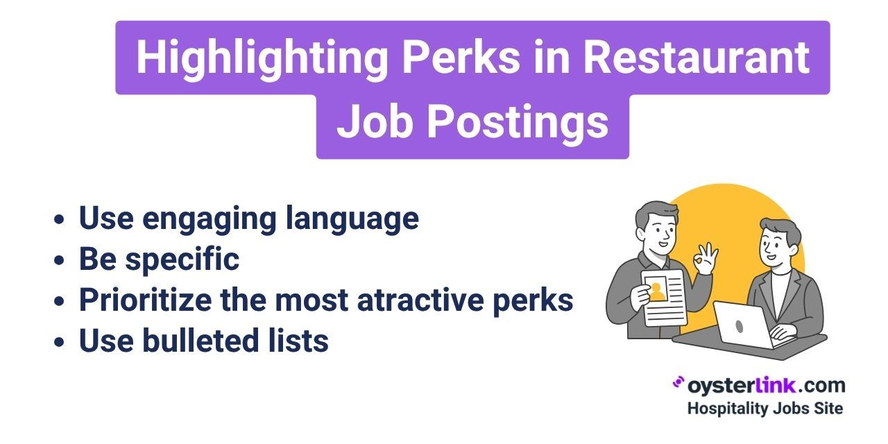how to highlight perks in postings